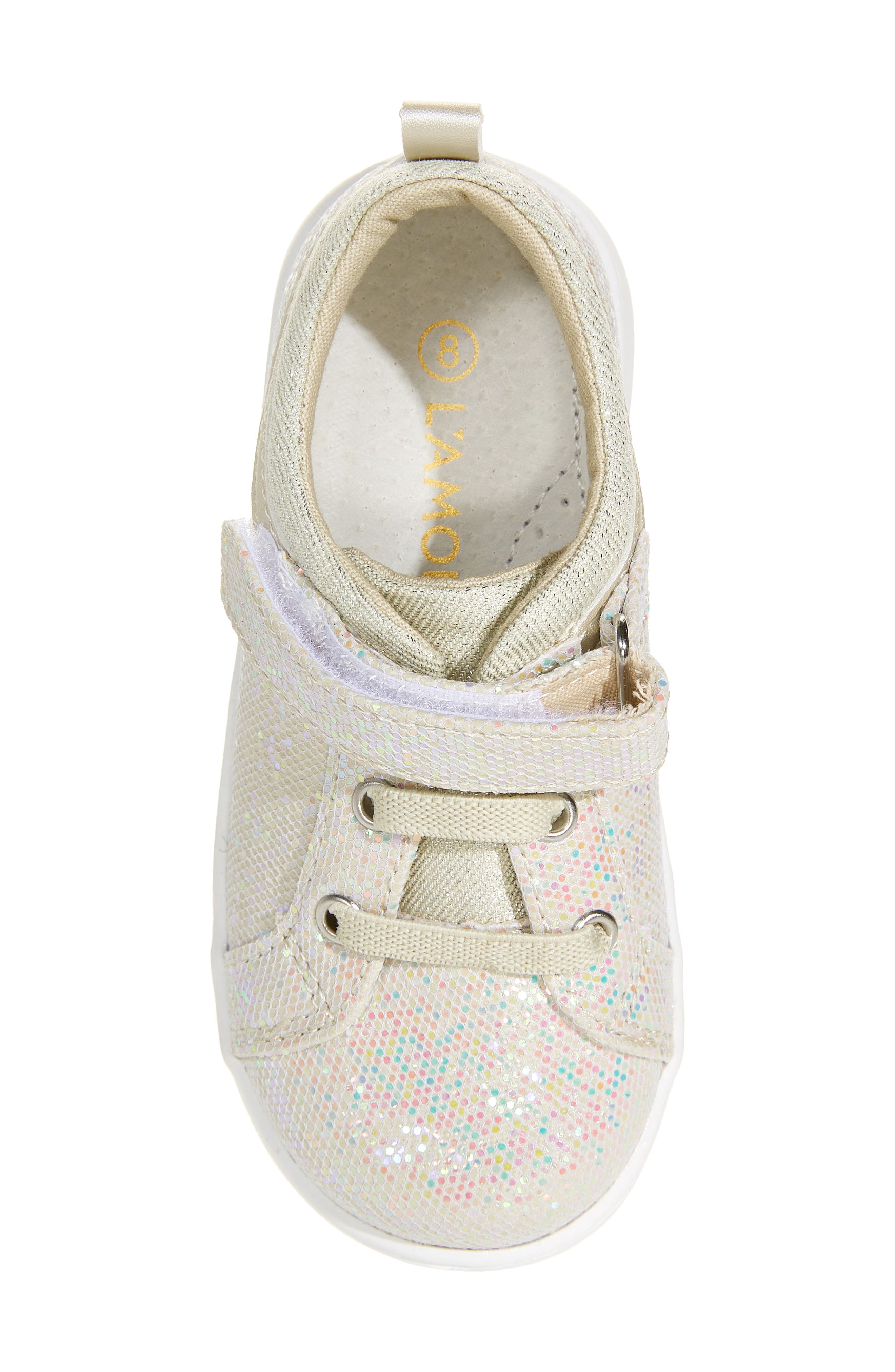 L'AMOUR Natalie Sneaker, Alternate, color, Silver