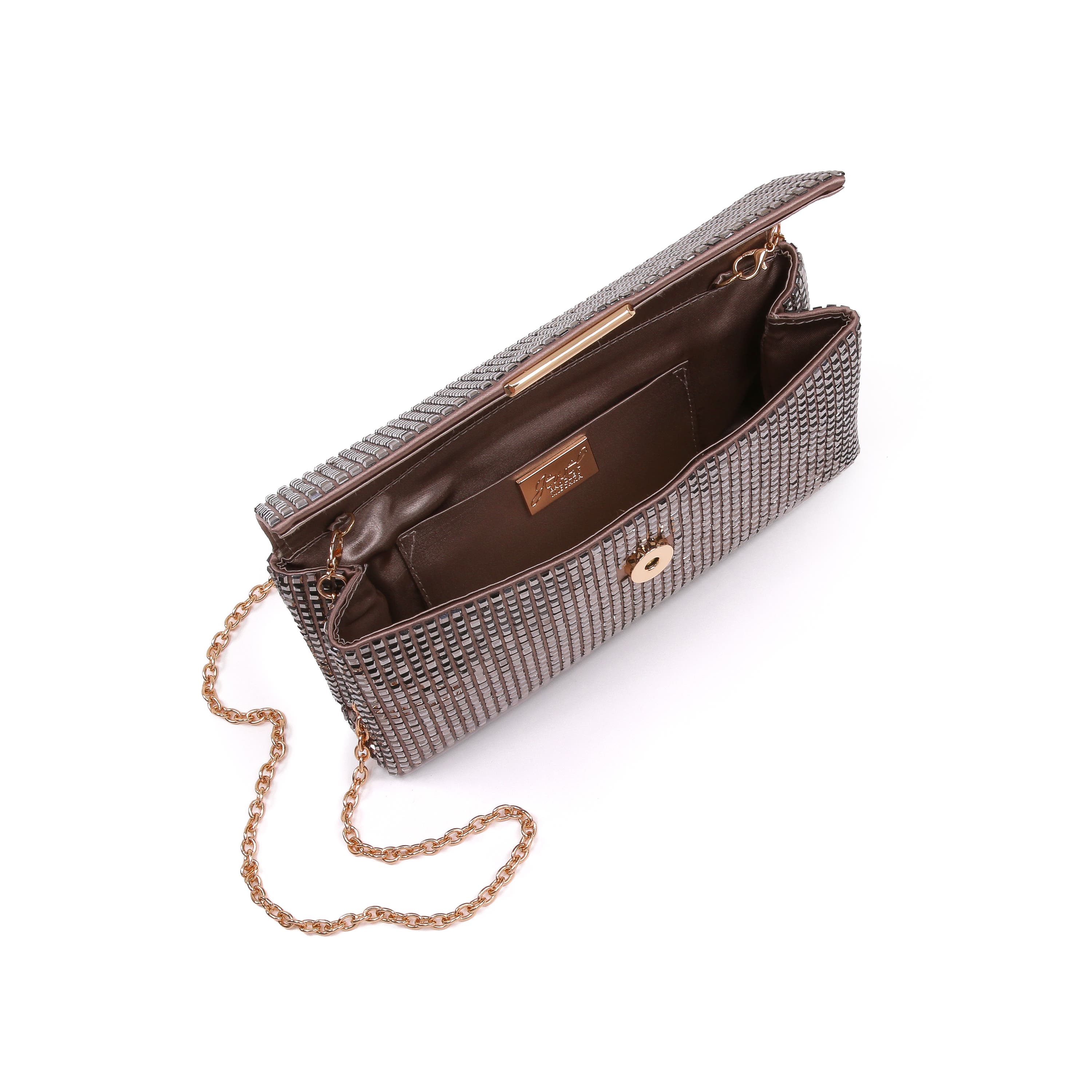 Jayden Crystal Envelope, Alternate, color, Taupe