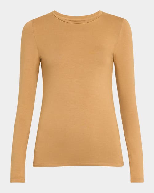 MAJESTIC MAJESTIC FILATURES SOFT TOUCH LONG SLEEVE CREWNECK T-SHIRT