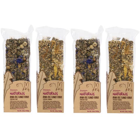 4 Pack Grain-Free Flower Sticks Pet Treat