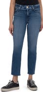 KUT from the Kloth Reese High Waist Raw Hem Ankle Straight Leg Jeans