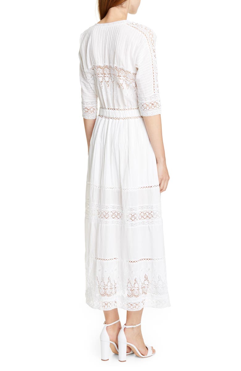 LoveShackFancy Beth Maxi Dress, Alternate, color, 