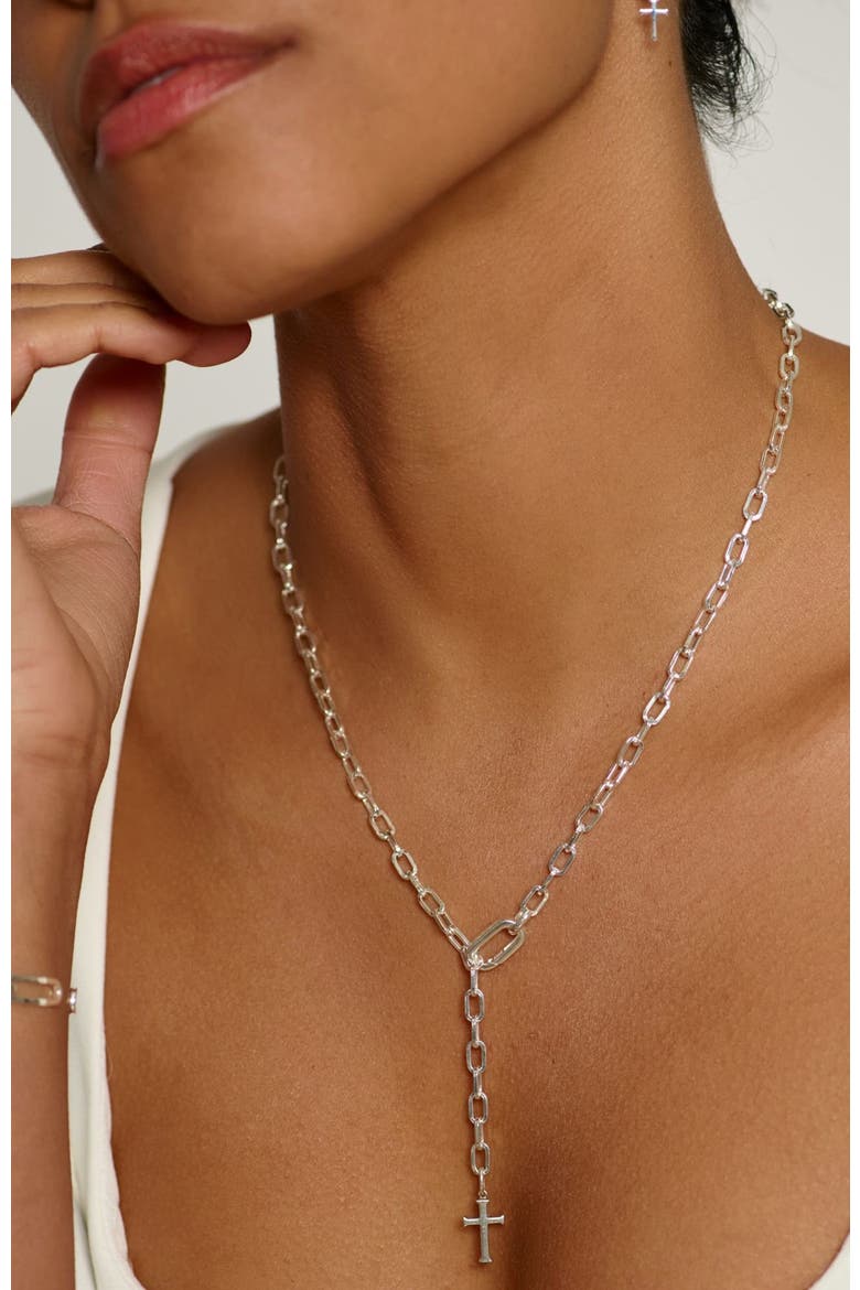Chain Breaker Convertible Wrap Necklace / Bracelet, Alternate, color, Sterling Silver