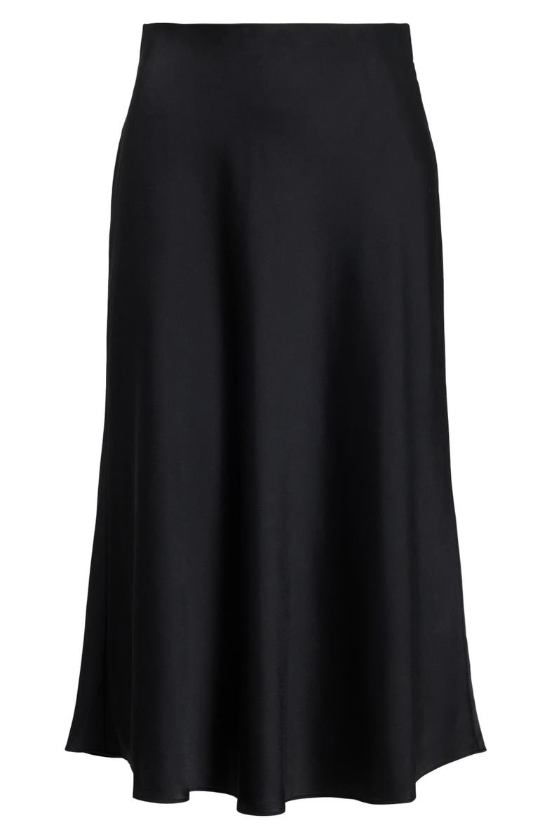 Lauren Ralph Lauren Satin Charmeuse Midi Skirt, Main, color, 