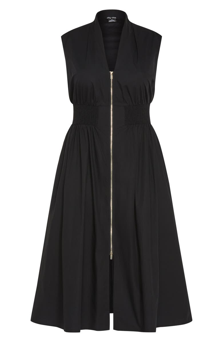 City Chic Cece Sleeveless A-Line Dress, Alternate, color, 