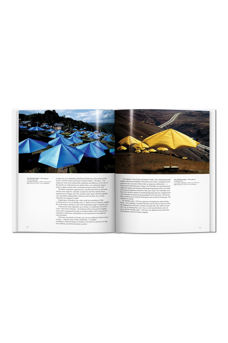 Christo and Jeanne Claude Book, Alternate, color, White