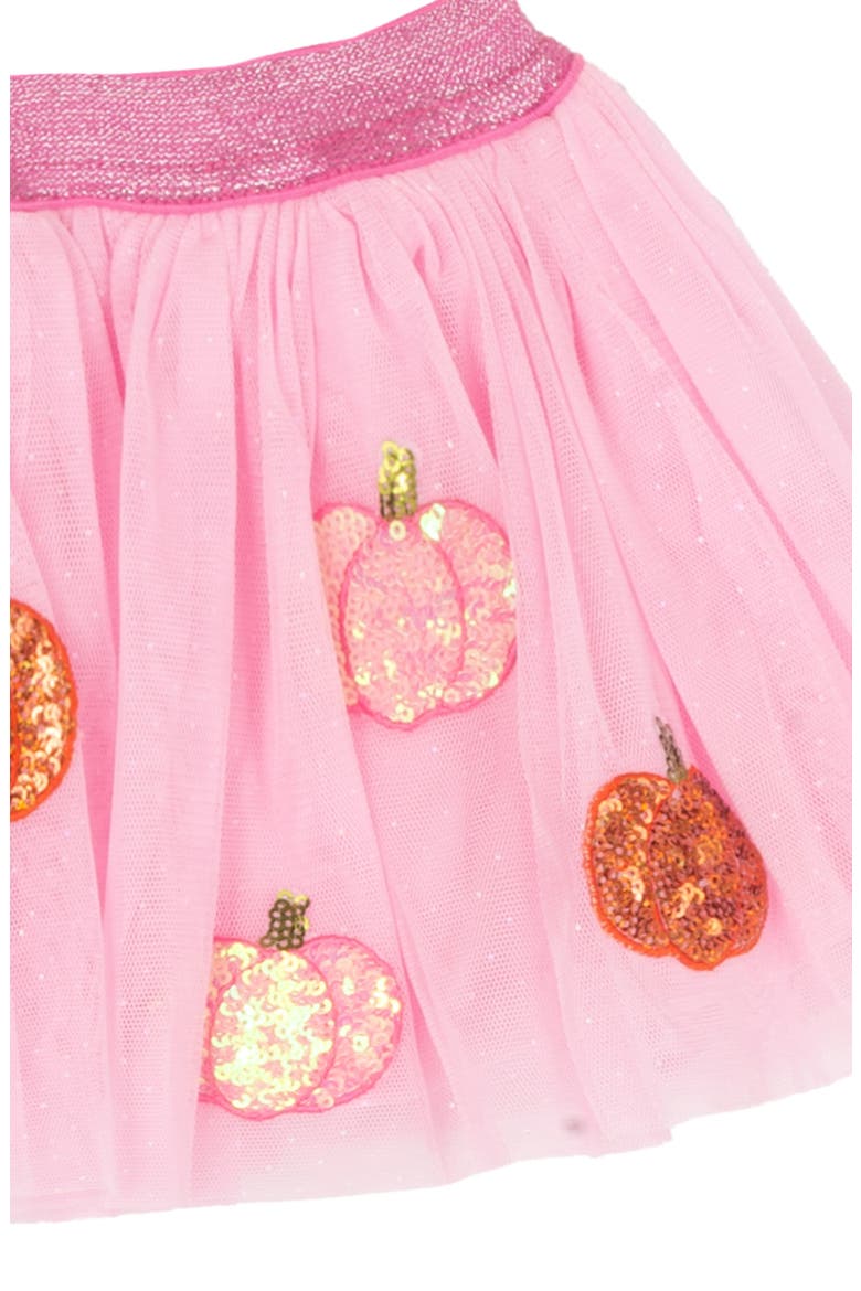 Kids' Cutest Pumpkin Sweater & Tutu Skort Set, Alternate, color, ORANGE