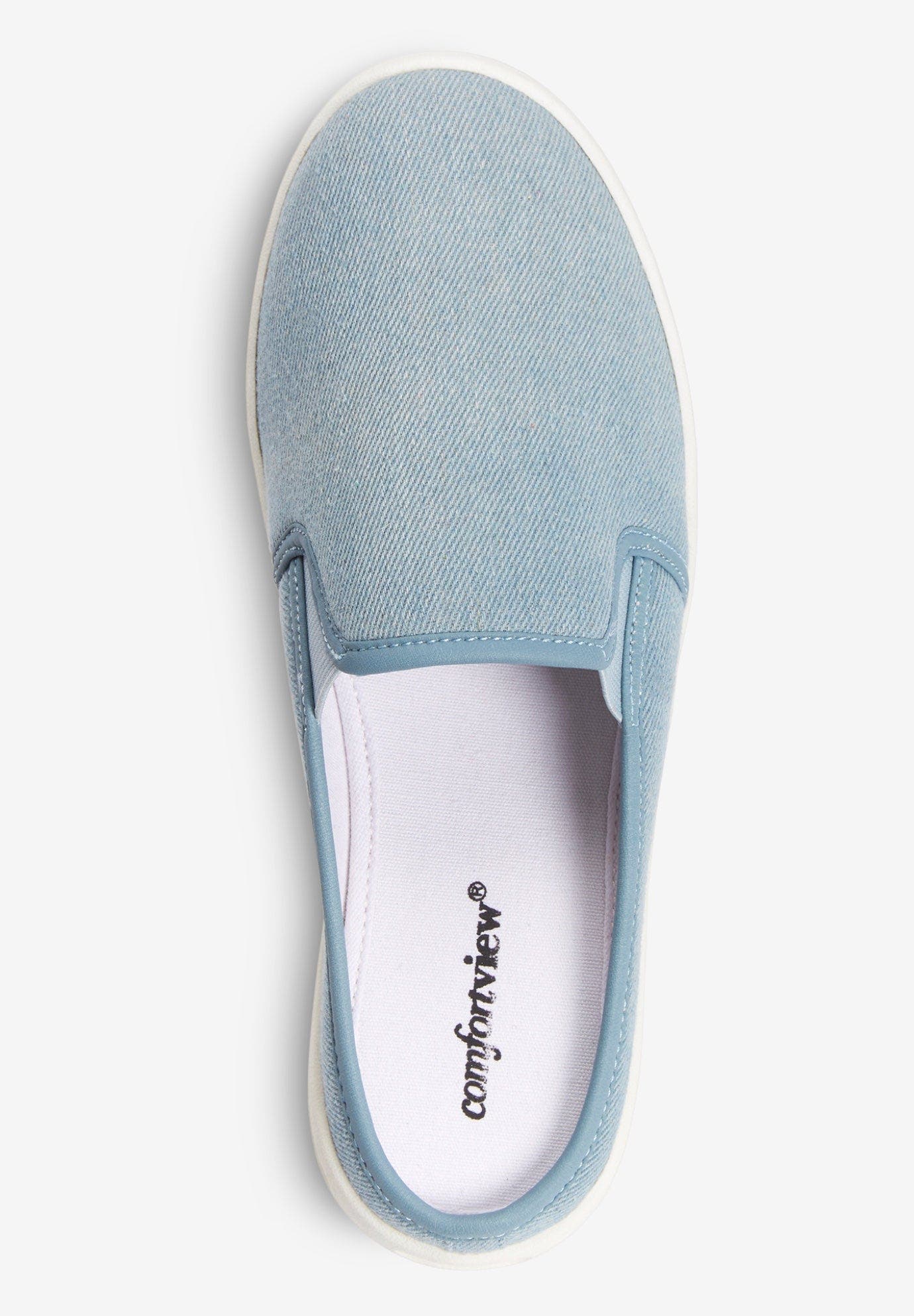 The Camellia Slip On Sneaker Mule, Alternate, color, LIGHT DENIM