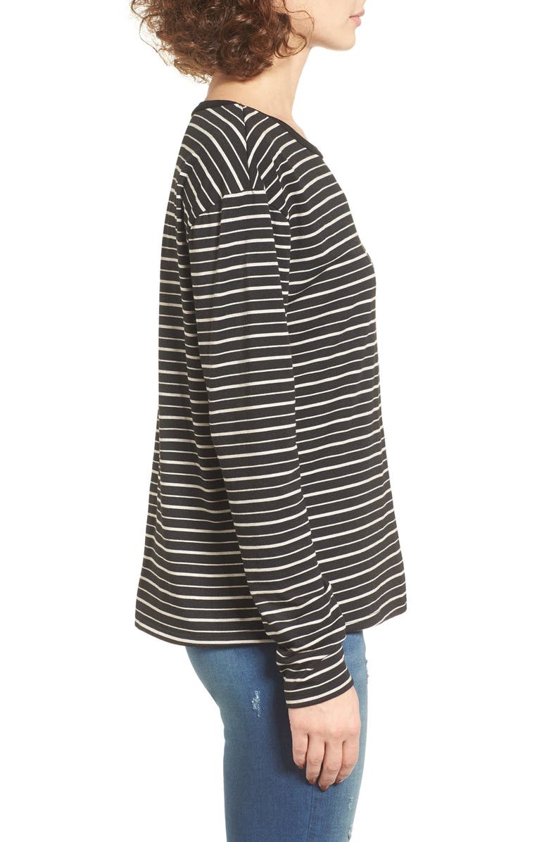 Socialite Stripe Tee, Alternate, color, 