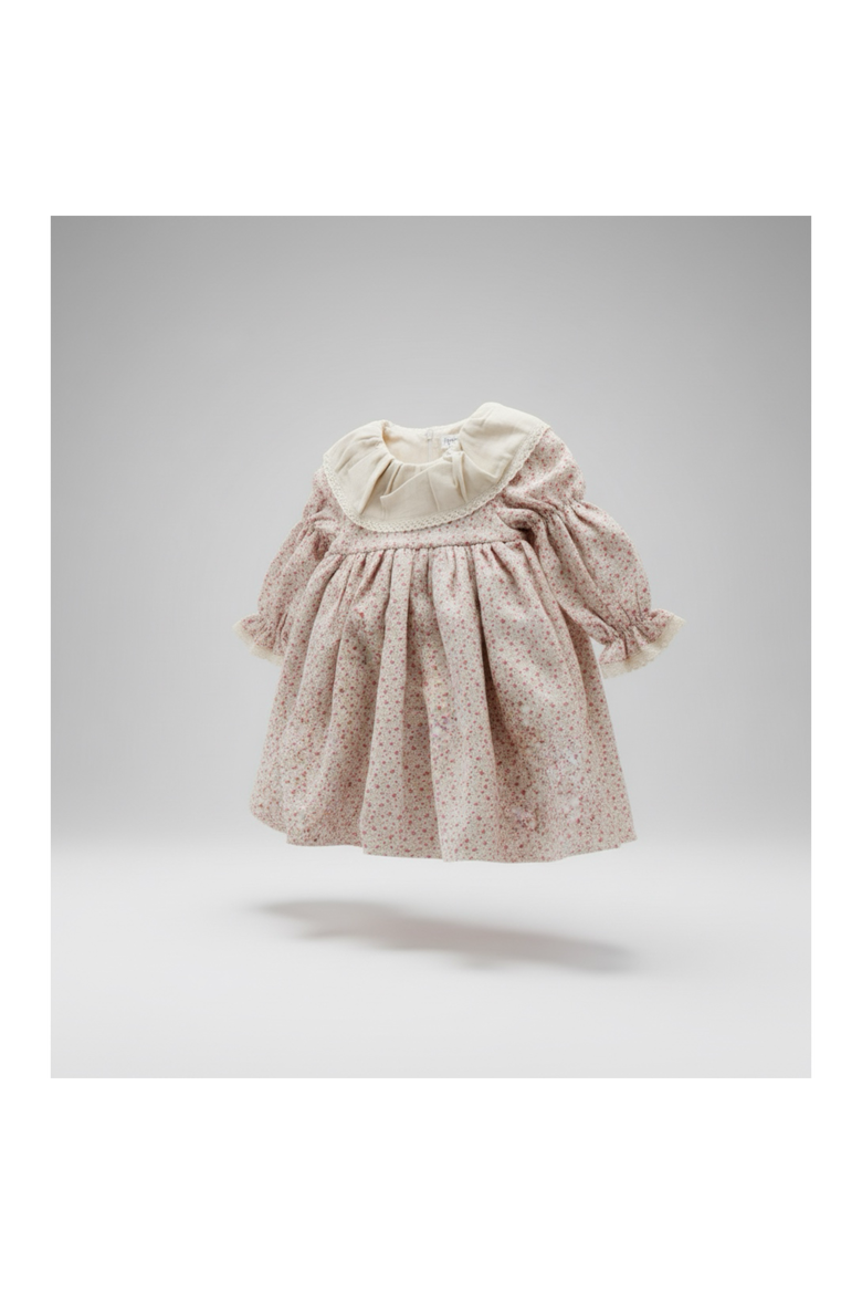 Marguerite Dress, Alternate, color, Wild Rosebud Garden