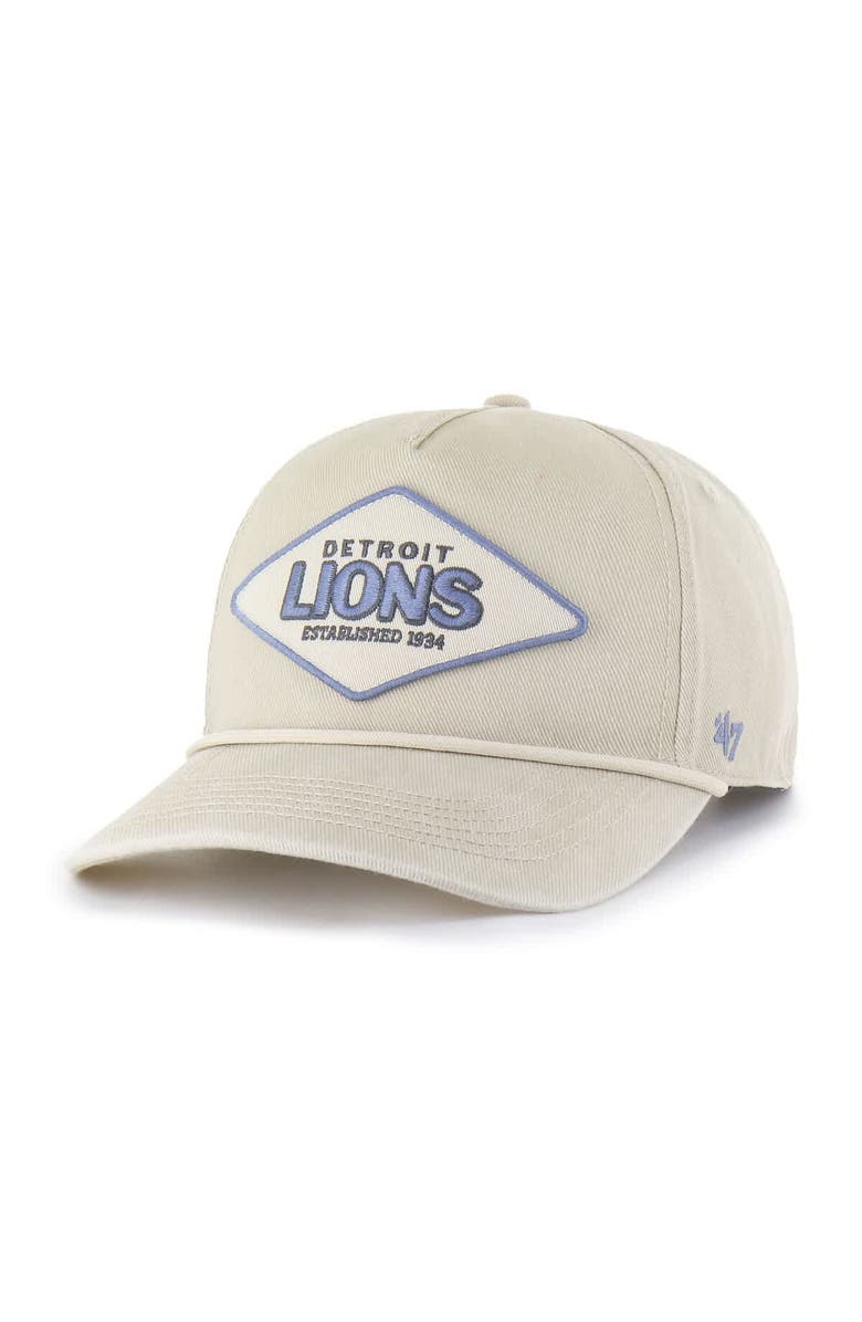 '47 Men's '47 Khaki Detroit Lions Cairn Hitch Adjustable Hat, Alternate, color, Khaki