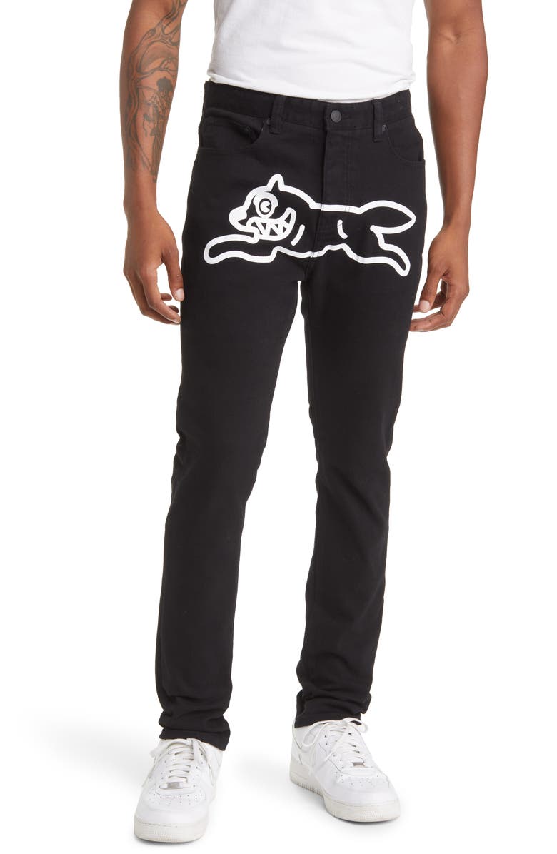ICECREAM Men's Raygun Running Dog Jeans, Main, color, 