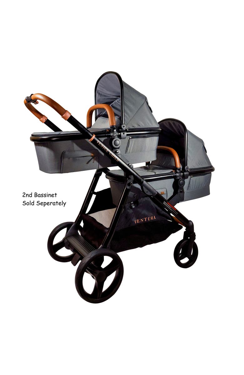 Venice Child Ventura Stroller & Bassinet, Alternate, color, Shadow Gray