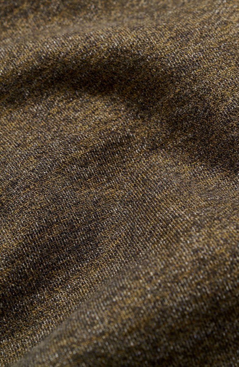 Billy Reid Mouline Shawl Collar Cotton Pullover, Alternate, color, Olive