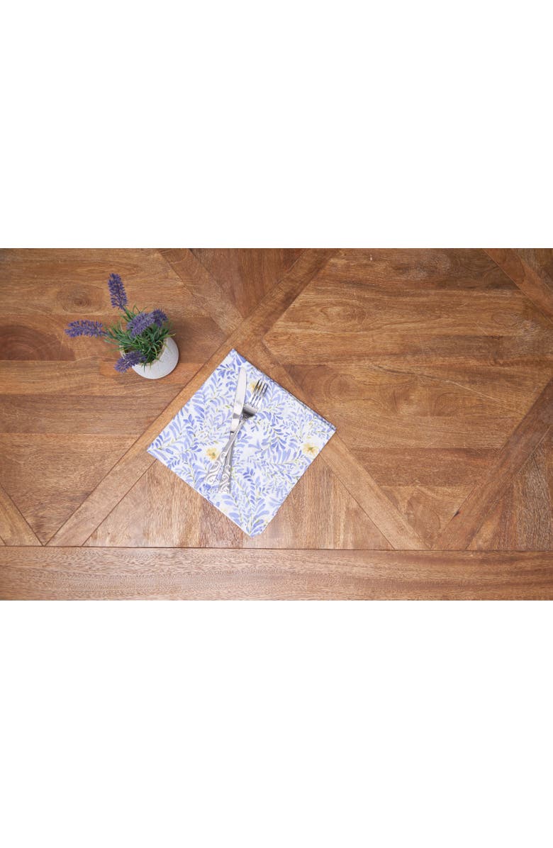 C&F Home Lovely Blues Cotton Cloth Napkins Set of 6, Alternate, color,