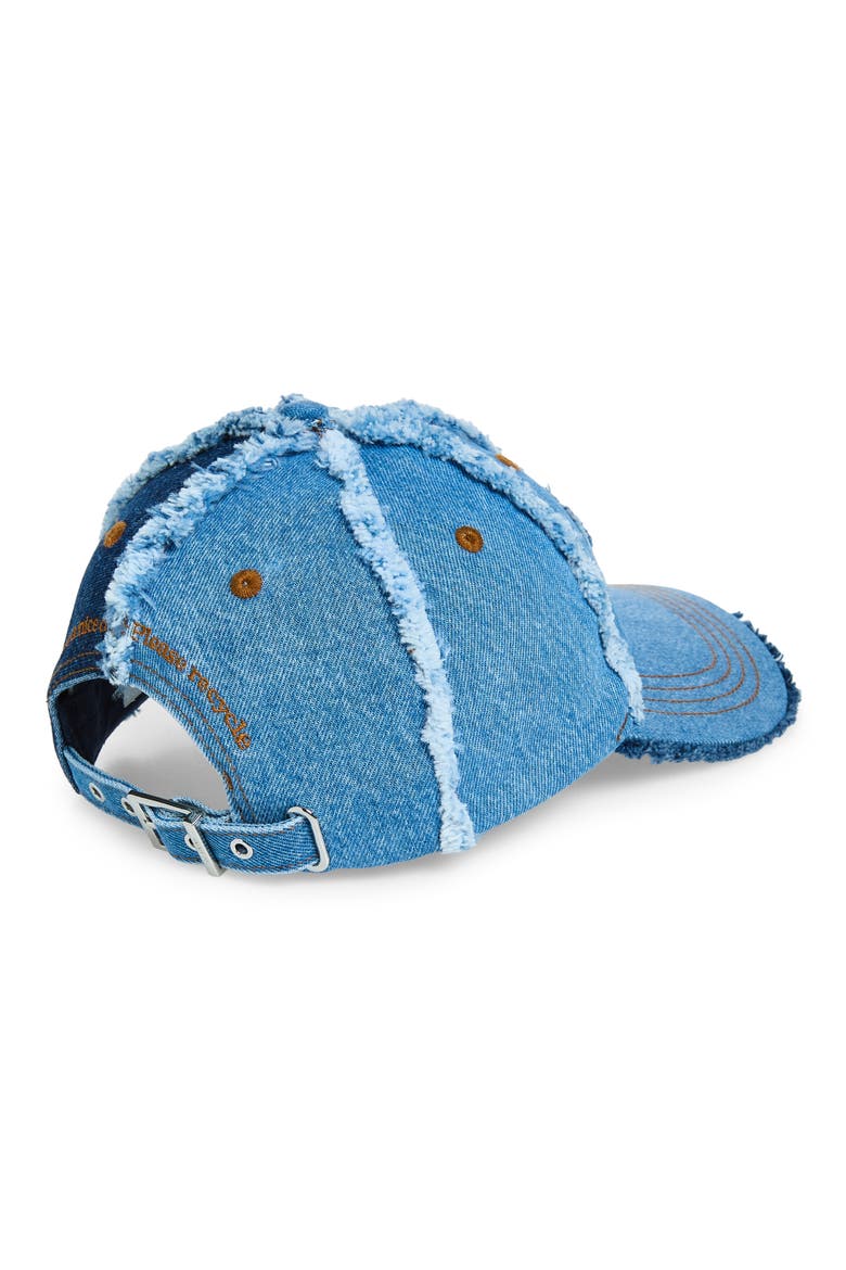 Denim Patchwork Cap, Alternate, color, MULTICOLOUR