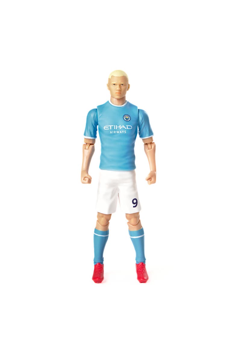 SOCKERS Manchester City F.C. Erling Haaland 8" Collectible Soccer Action Figure, Alternate, color, Blue