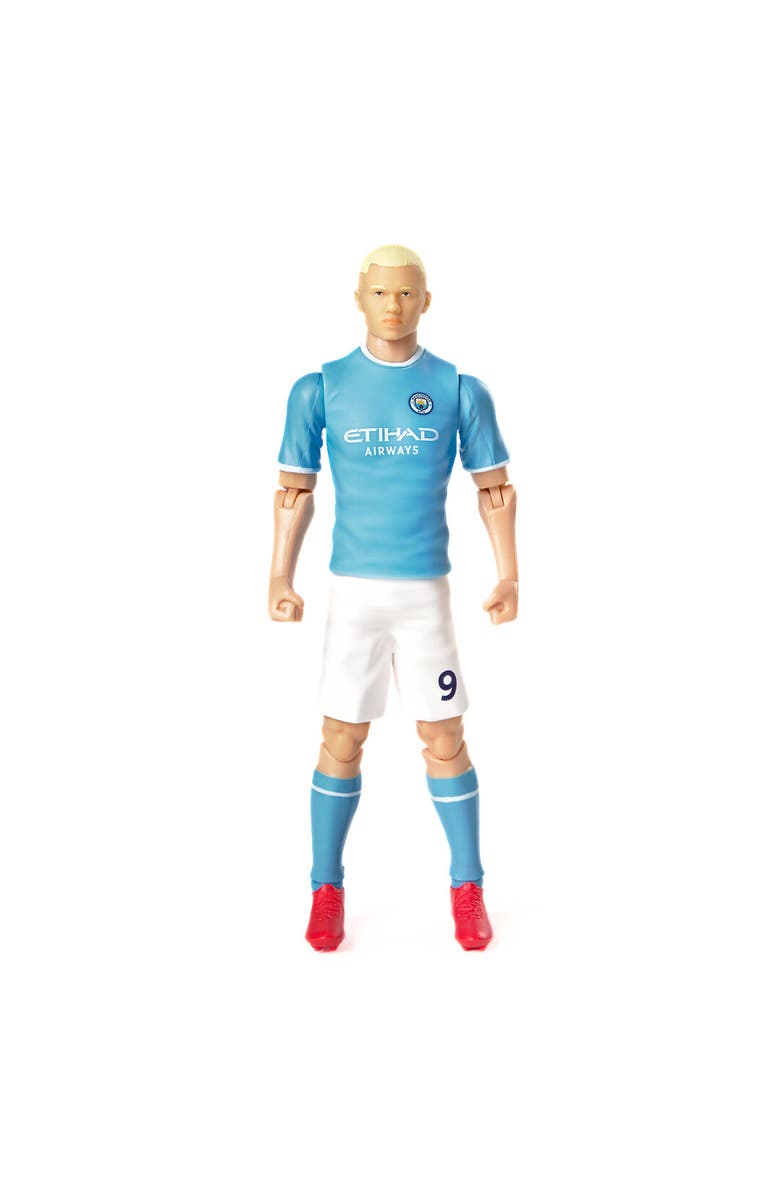Banbo Toys SOCKERS Manchester City F.C. Erling Haaland 8" Collectible Soccer Action Figure, Alternate, color, Blue