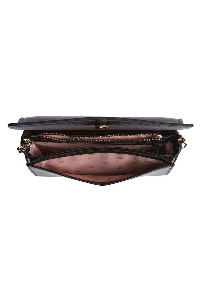 spencer crossbody wallet, Alternate, color, BLACK