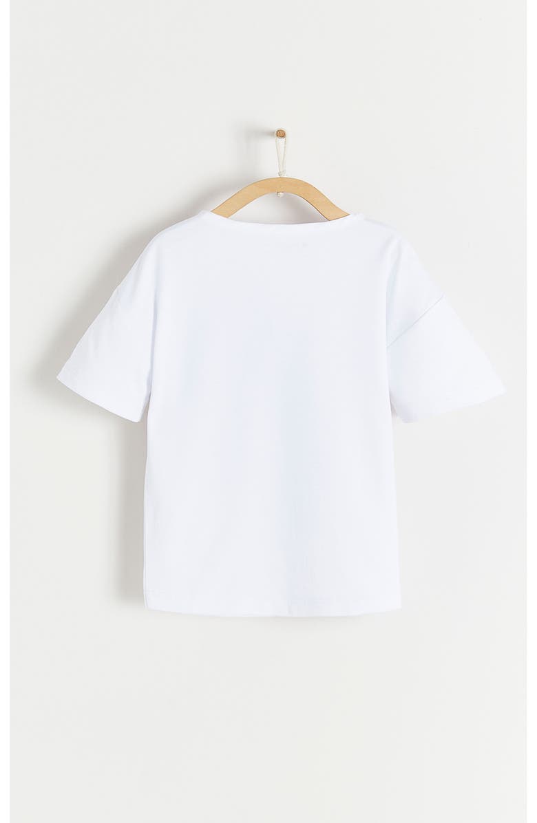 Babycottons Premium Peruvian Pima Cotton Essentials Mandarin Collar T-Shirt for Toddler, Alternate, color, White