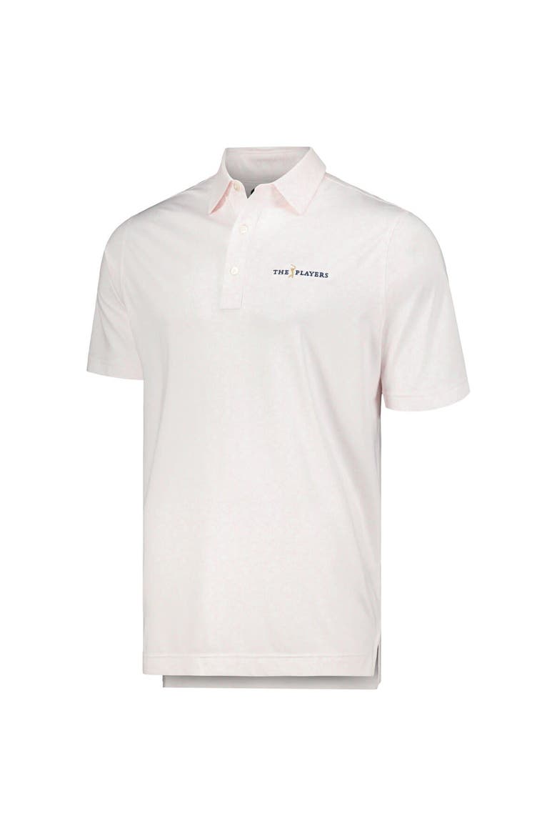 Men's FootJoy Light Pink THE PLAYERS Painted Floral Lisle ProDry Polo, Alternate, color, Light Pink