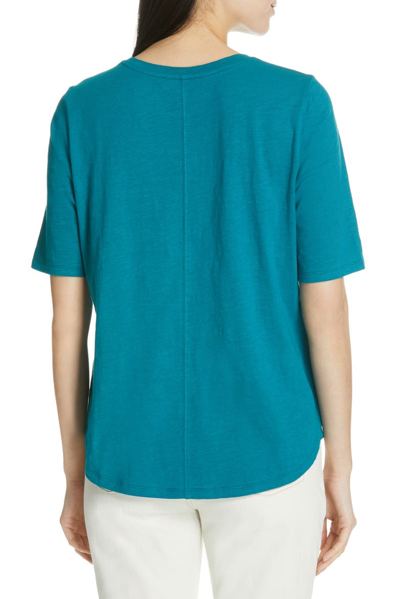 Crewneck Tee, Alternate, color, TEAL