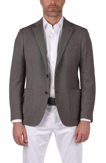 Textured Cotton Blend Sport Coat