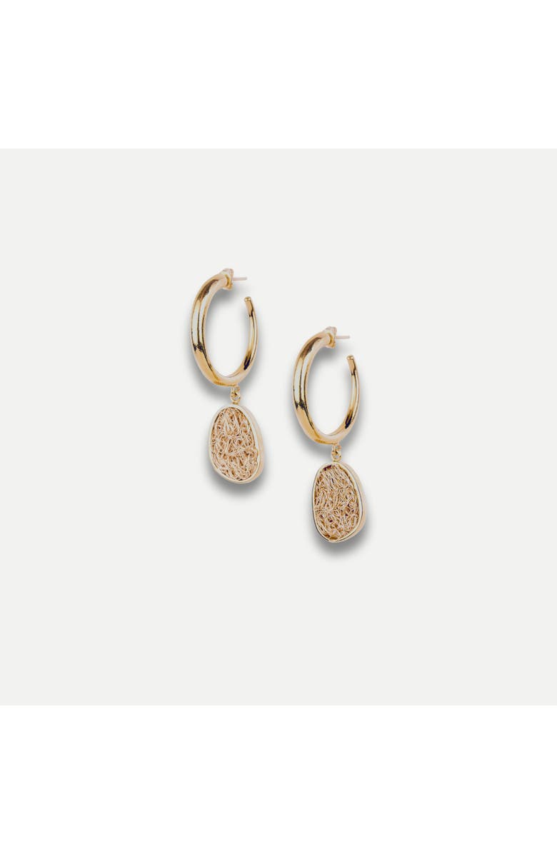 Daniela Millan Jewelry Element  Hoops Earrings, Alternate, color, Gold