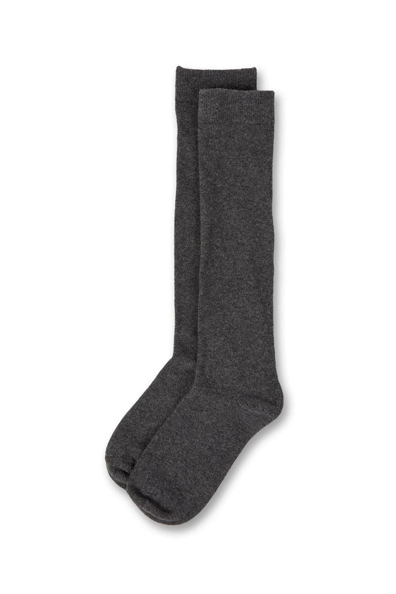 Knee High Uniform Socks, Alternate, color, Charcoal