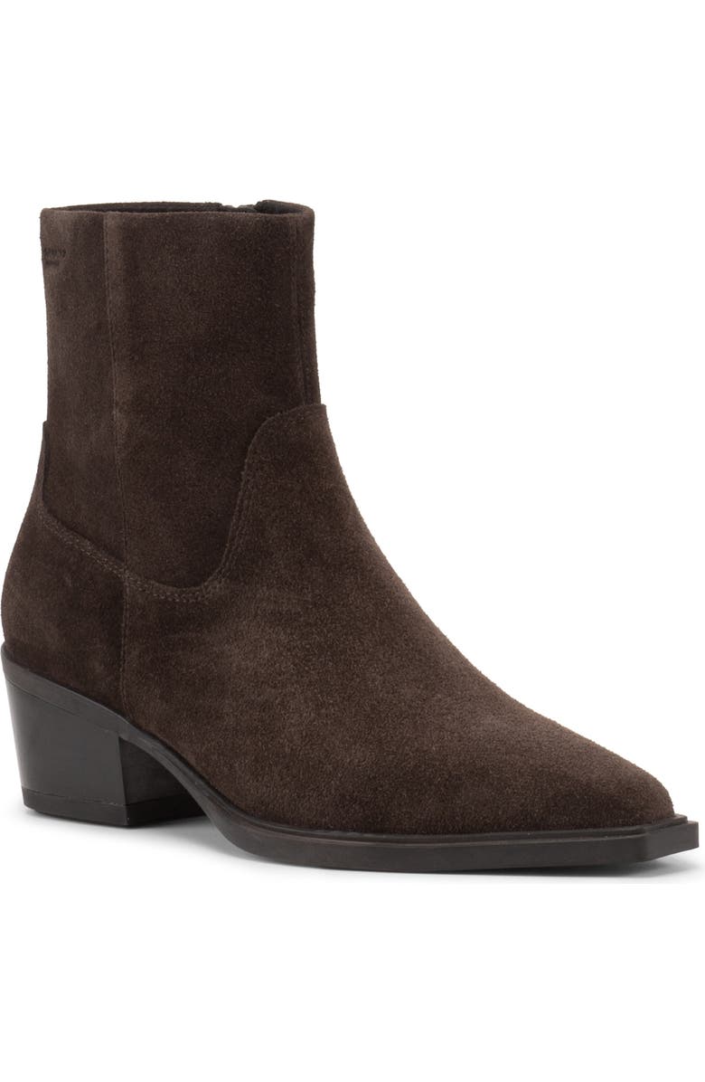Vagabond Shoemakers Kelsey Pointed Toe Chelsea Boot, Main, color, Java