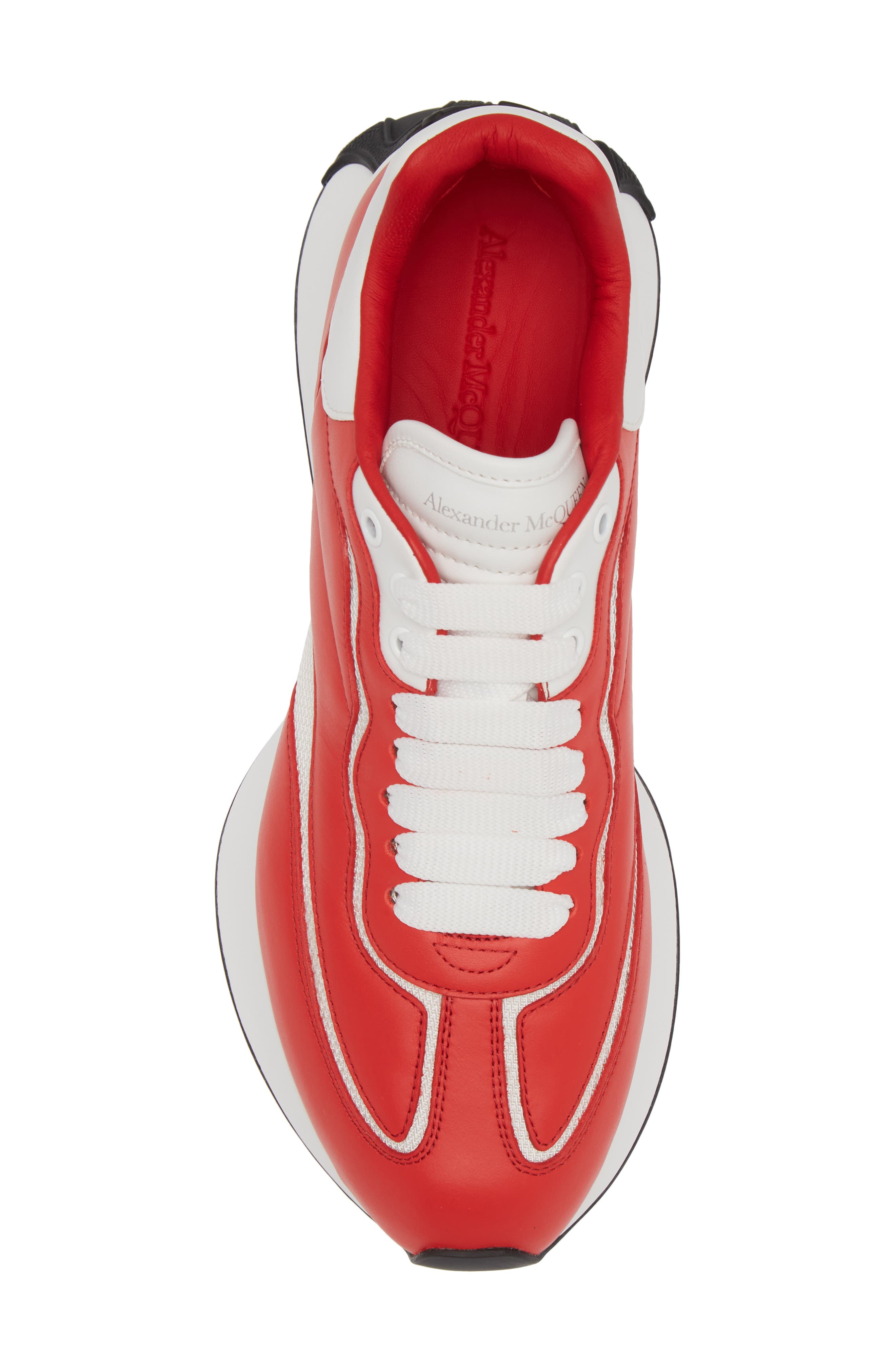 Sprint Runner Sneaker, Alternate, color, TULIP RED/ WHITE/ BLK