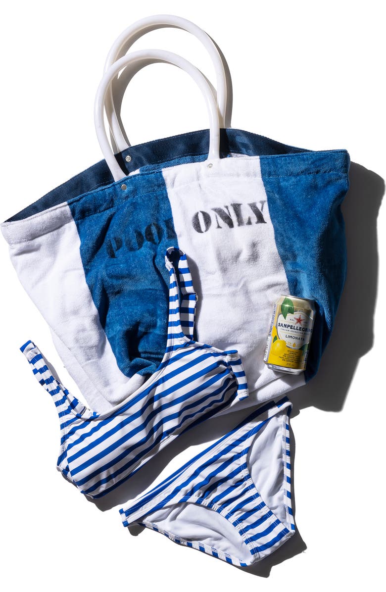 PUEBCO Terrycloth Pool Bag Assorted Colors, Alternate, color, Assorted Color