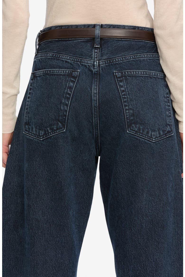 The Bubble High Waist Barrel Jeans, Alternate, color, DORADO