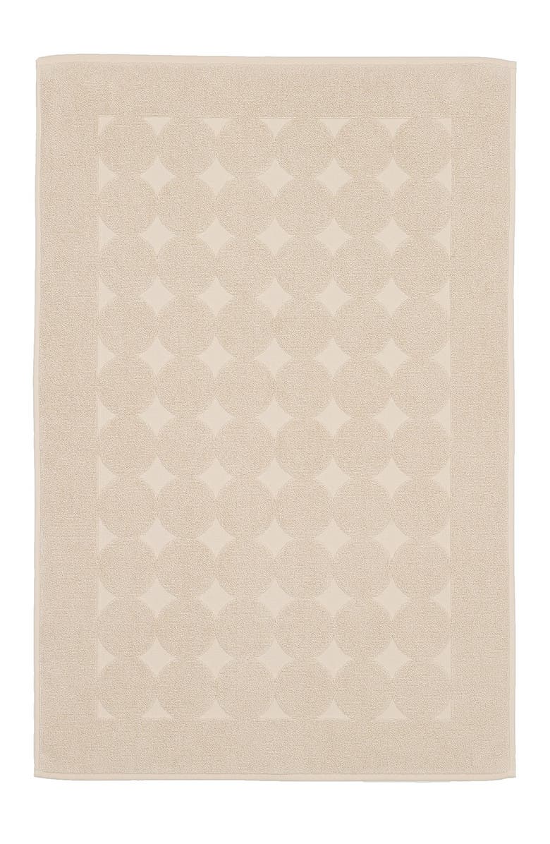 Linum Home Textiles Sinemis Circle Design Bath Mat, Main, color, Beige