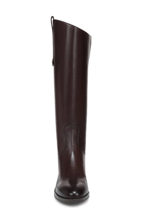 Sam Edelman Penny Tall Leather Riding Boot In Burgundy