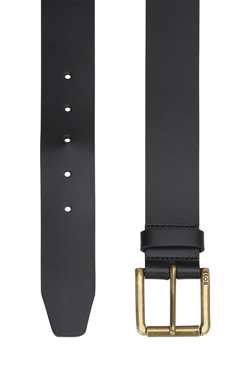 BOSS Joris Leather Belt, Alternate, color, 