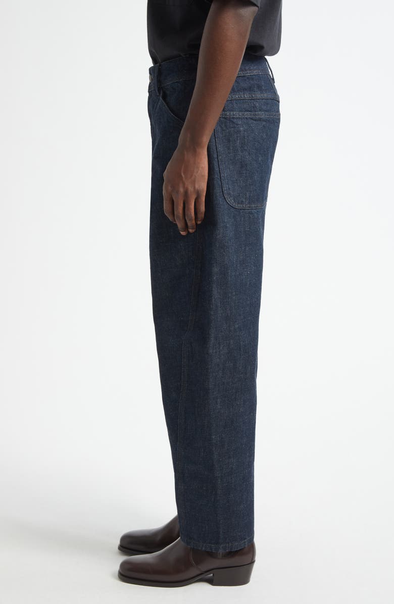 Lemaire Twisted Seam Workwear Jeans, Alternate, color, Denim Indigo