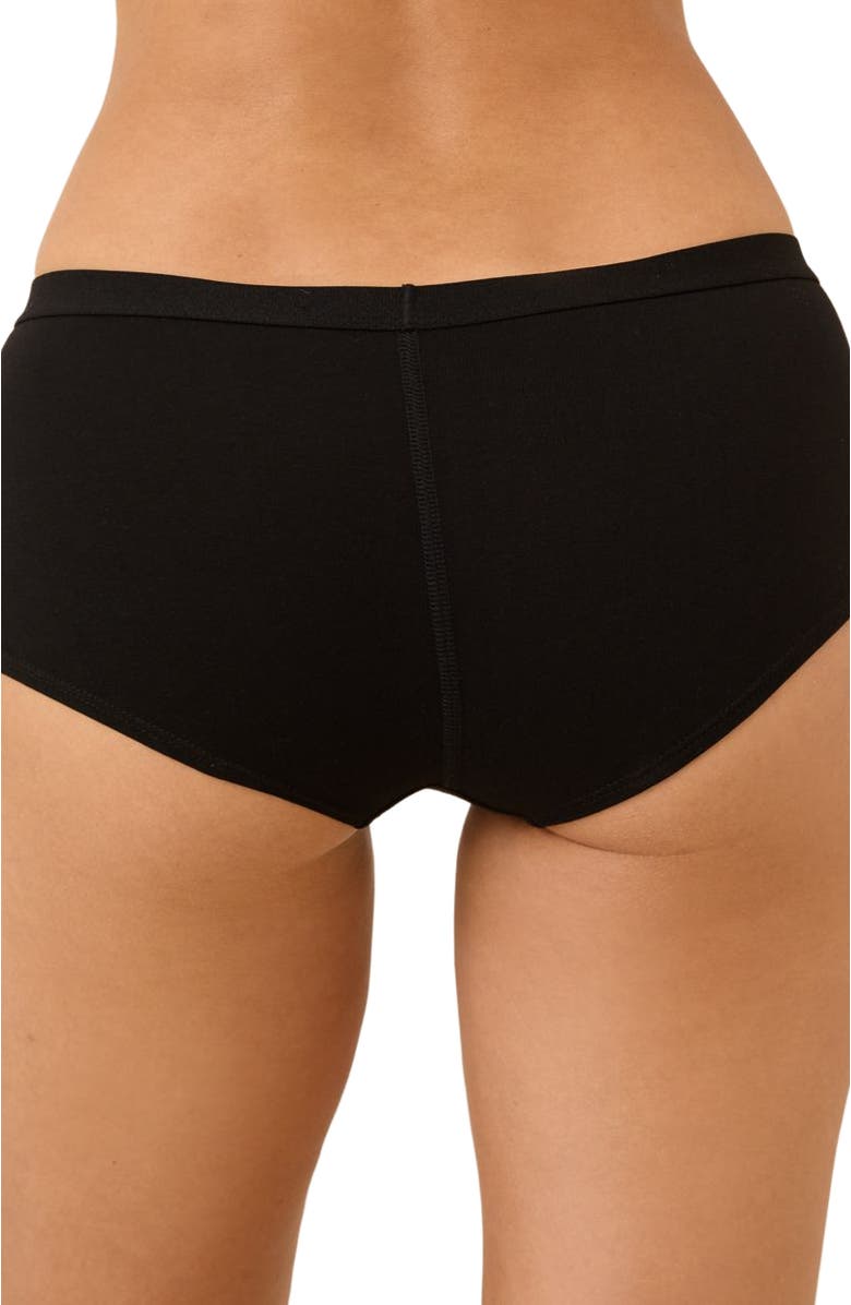 Pact Everyday Boy Short 5-Pack, Alternate, color, Black