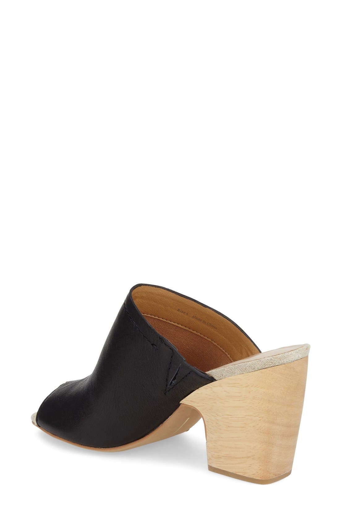 Dolce Vita 'Tegan' Peep Toe Mule, Alternate, color, 