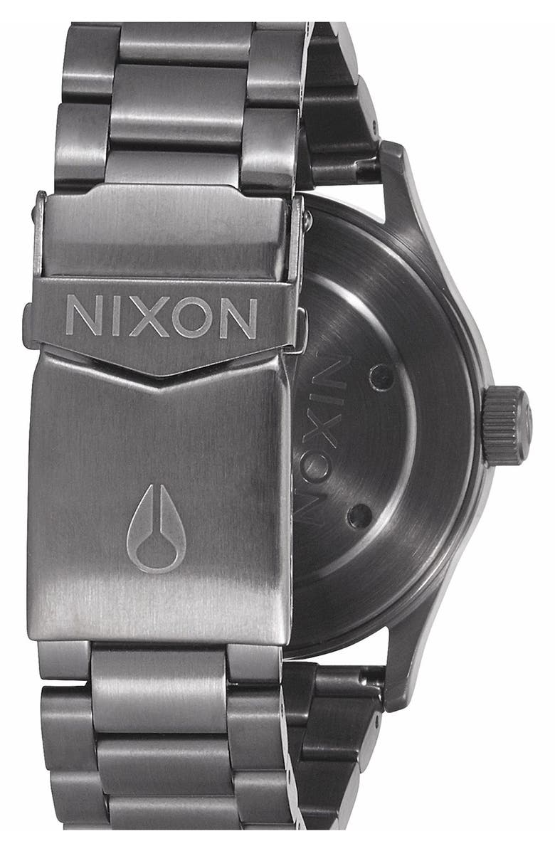 Nixon 'Sentry' Bracelet Watch, 38mm, Alternate, color,