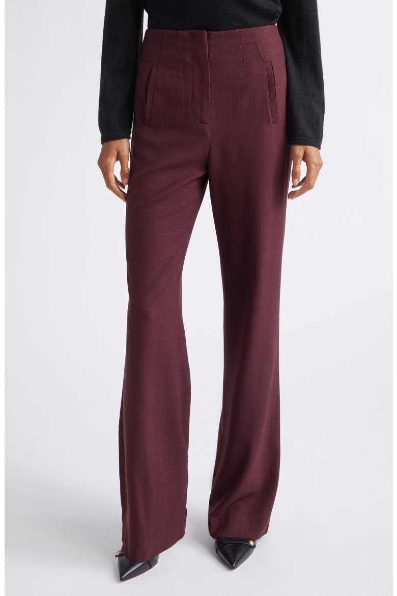 Jude Wide-Leg Pants, Main, color, RAISIN