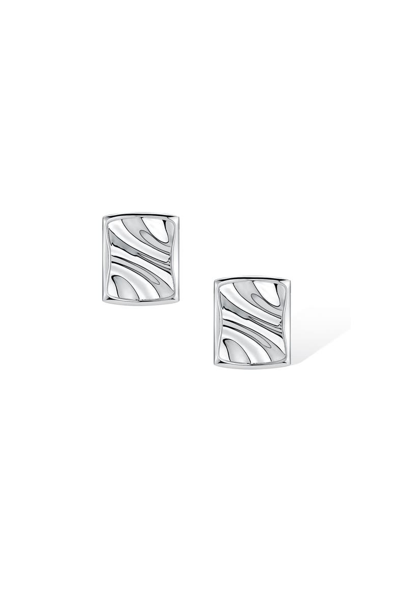 Tidal Glow Earrings, Main, color, Silver