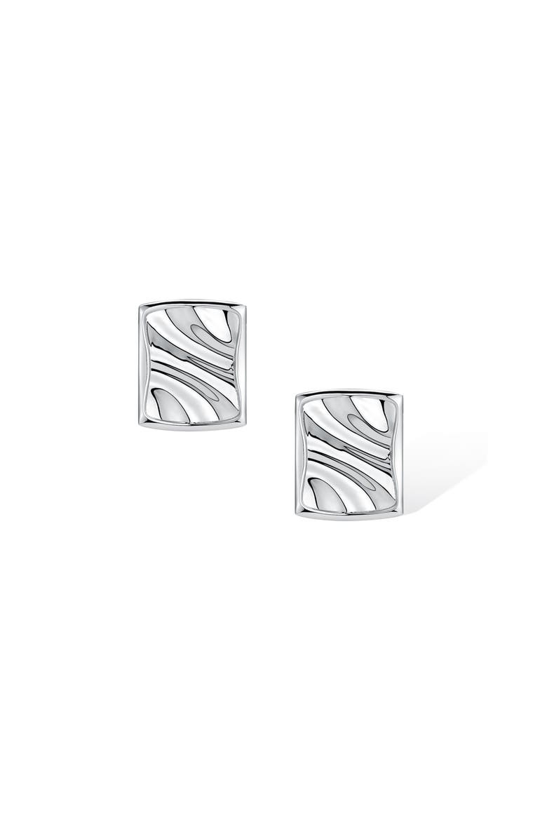 RETRO CHIC Tidal Glow Earrings, Main, color, Silver