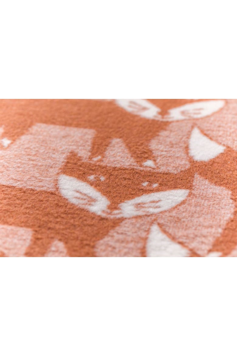Mila Pack Of Foxes Baby Blanket, Alternate, color, Brown