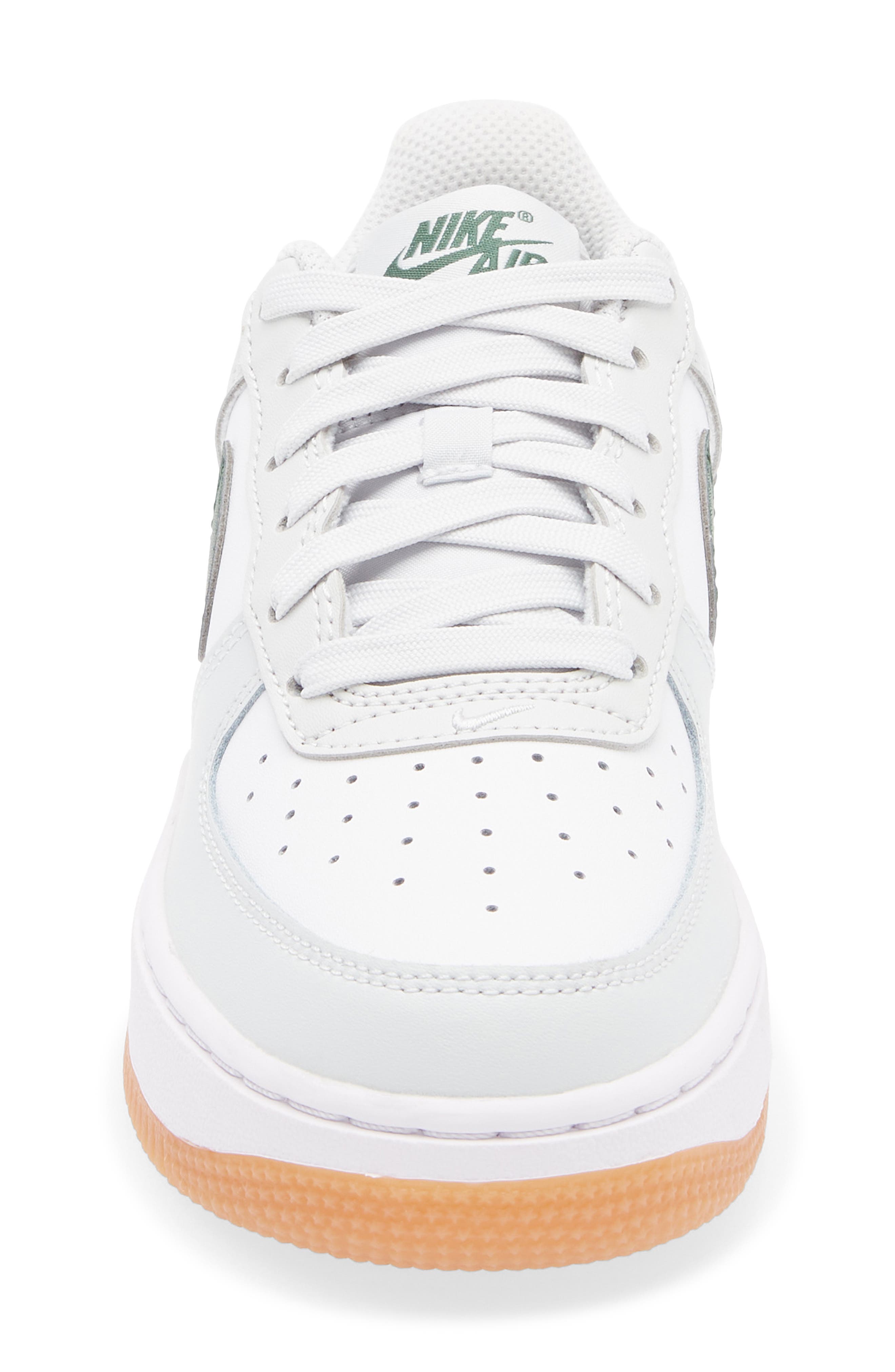 Nike Kids' Air Force 1 Sneaker, Alternate, color, Photon Dust/ White/ Fir