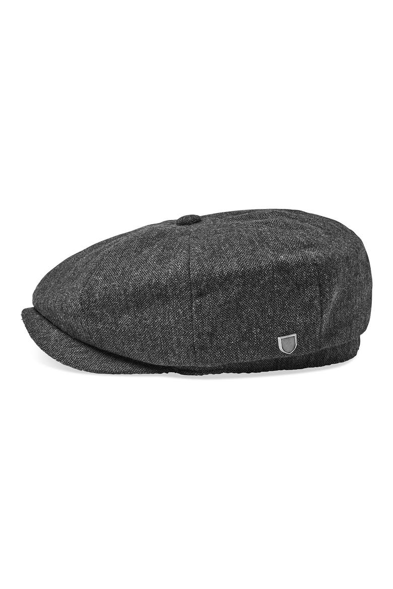 Brood Wool Blend Driving Cap, Alternate, color, BLACK/ GREY