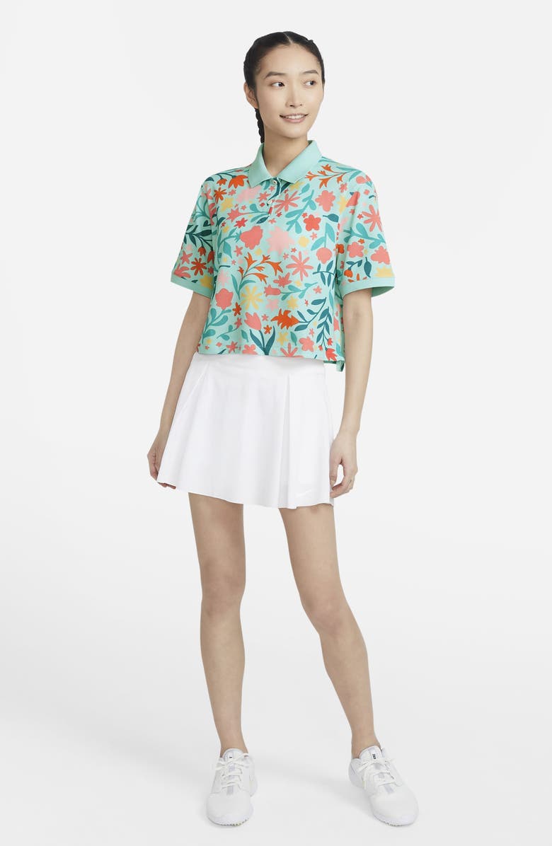 Nike Golf Floral Boxy Polo, Alternate, color, 