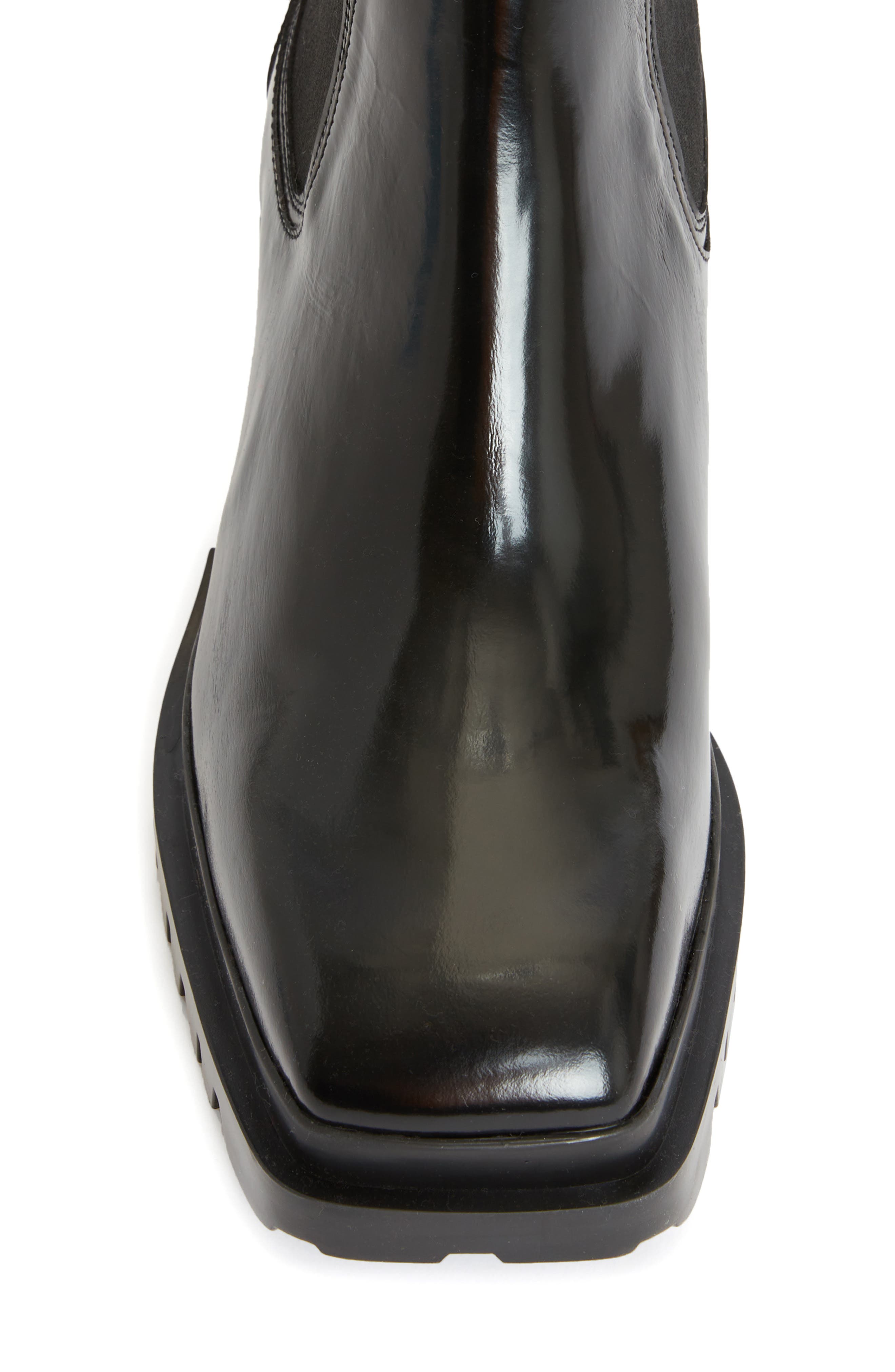 AllSaints Skarlet Block Heel Chelsea Boot, Alternate, color, 