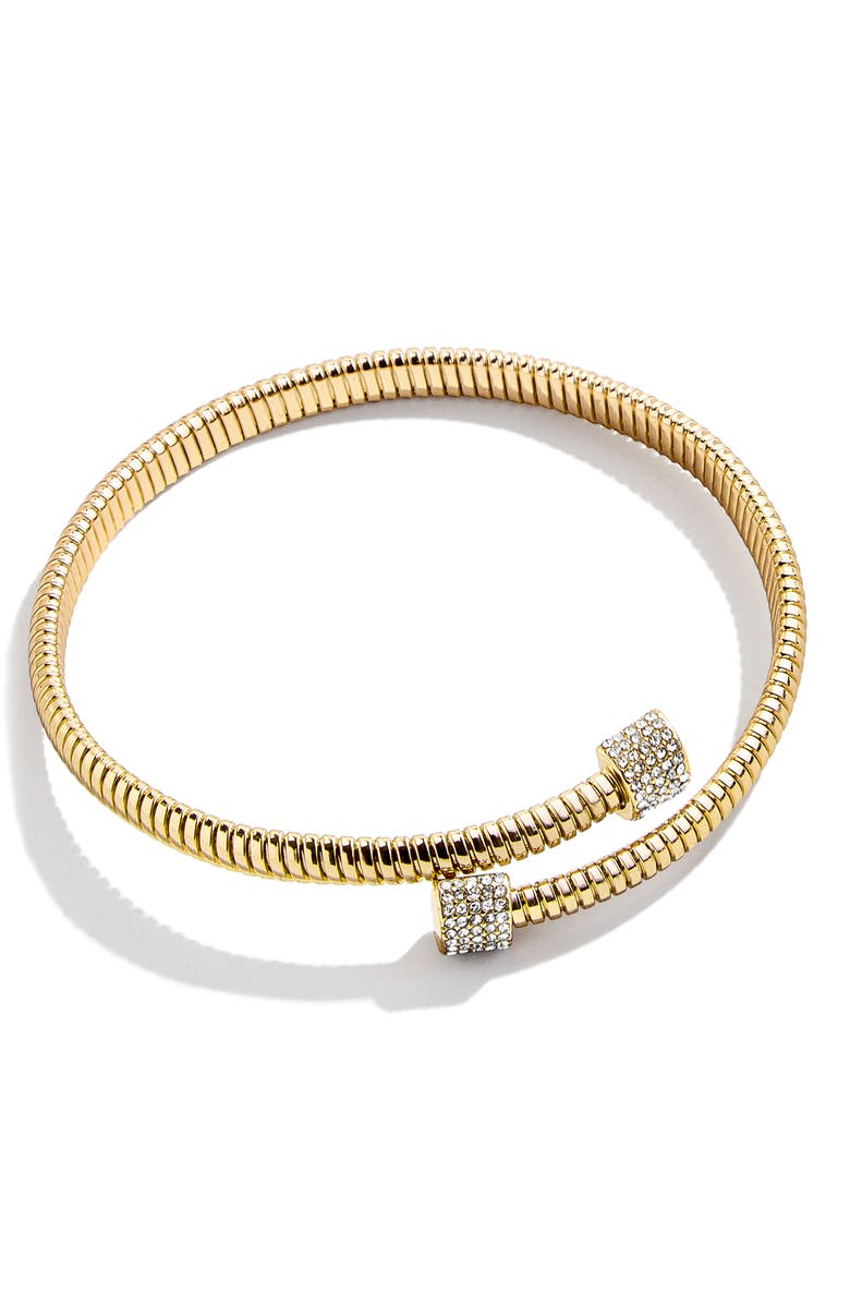 BaubleBar Autumn Crystal Bypass Bracelet, Main, color,