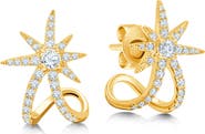 Graziela Yellow Starburst Ear Cuffs